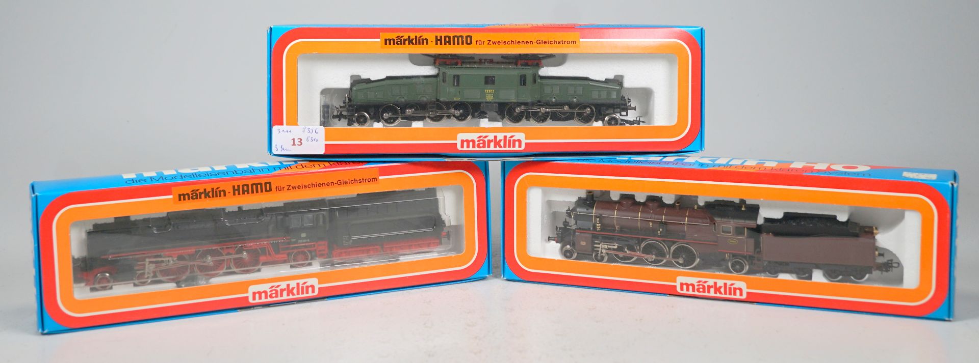 3 Triebwagen Märklin Hamo OVP