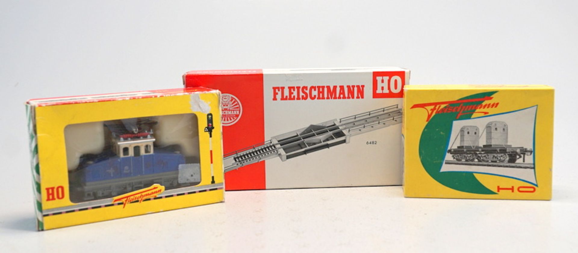 kleine Fleischmann-Sammlung: Lok, Zug, Schienen, Spur H0.