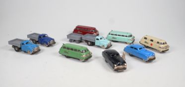 Sammlung von 9 Schuco-Autos, Made in U.S. Zone
