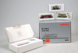 Märklin Mini Club Z Sondermodelle Triebwagen in Silber 8814 und 4 Waggons
