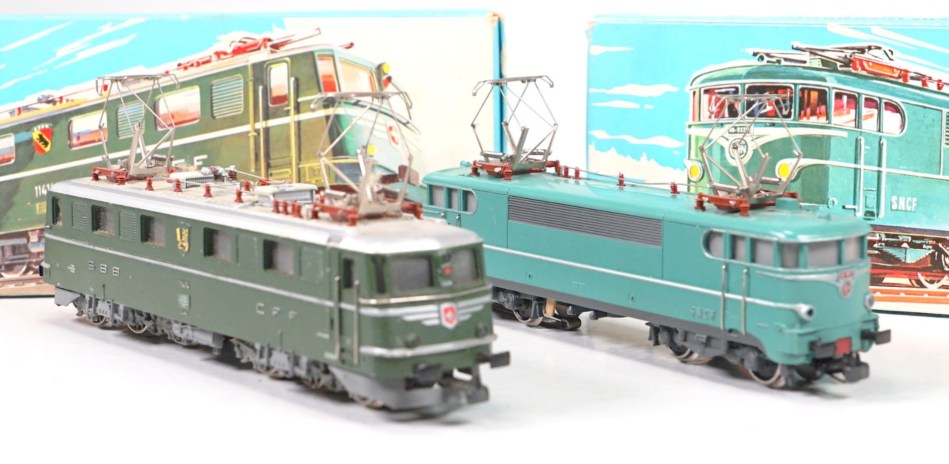 Märklin ab 1954, Gebr. Märklin & Cie., G.m.b.H. Göppingen: 3038 und 3050 Schweizer und Franz. Elektr