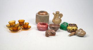 Sammlung antiker Japanischer Keramiken 19. Jh