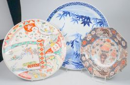 3 große Teller Japan 19.Jh
