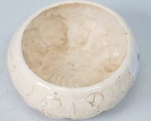 RENGETSU, Otagaki: Schale mit geritzten Schriftzeichen