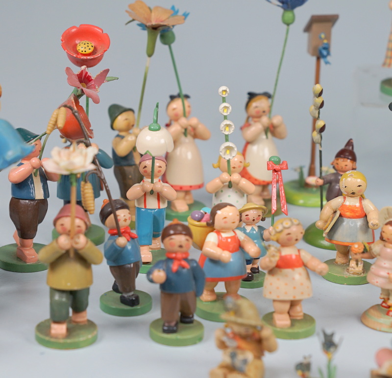 Wendt & Kühn, Grünhainichen: Große Sammlung Blumenkinder - Erzgebirge Volkskunst - Image 3 of 3