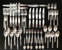 Jensen, Georg: Besteck f. 6. Pers. 