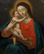 Gottesmutter mit Jesuskind 18. Jh.