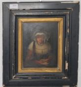 Schmidt, C.F.: Sinnierende Nonne