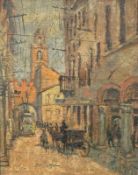 Unbekannter Meister: Impressionistische Strassenszene, 20er-30er Jahre