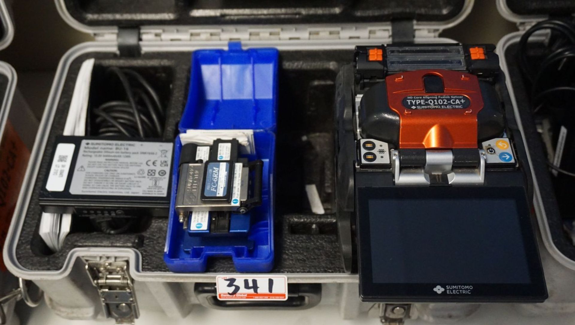 2021 SUMITOMO Q102-CA+ HD CORE ALIGNMENT FUSION SPLICER C/W FC-6RM ...