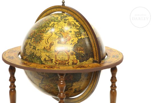 Bar cabinet ‘Globe of the Earth’, 20th century - Bild 6 aus 6