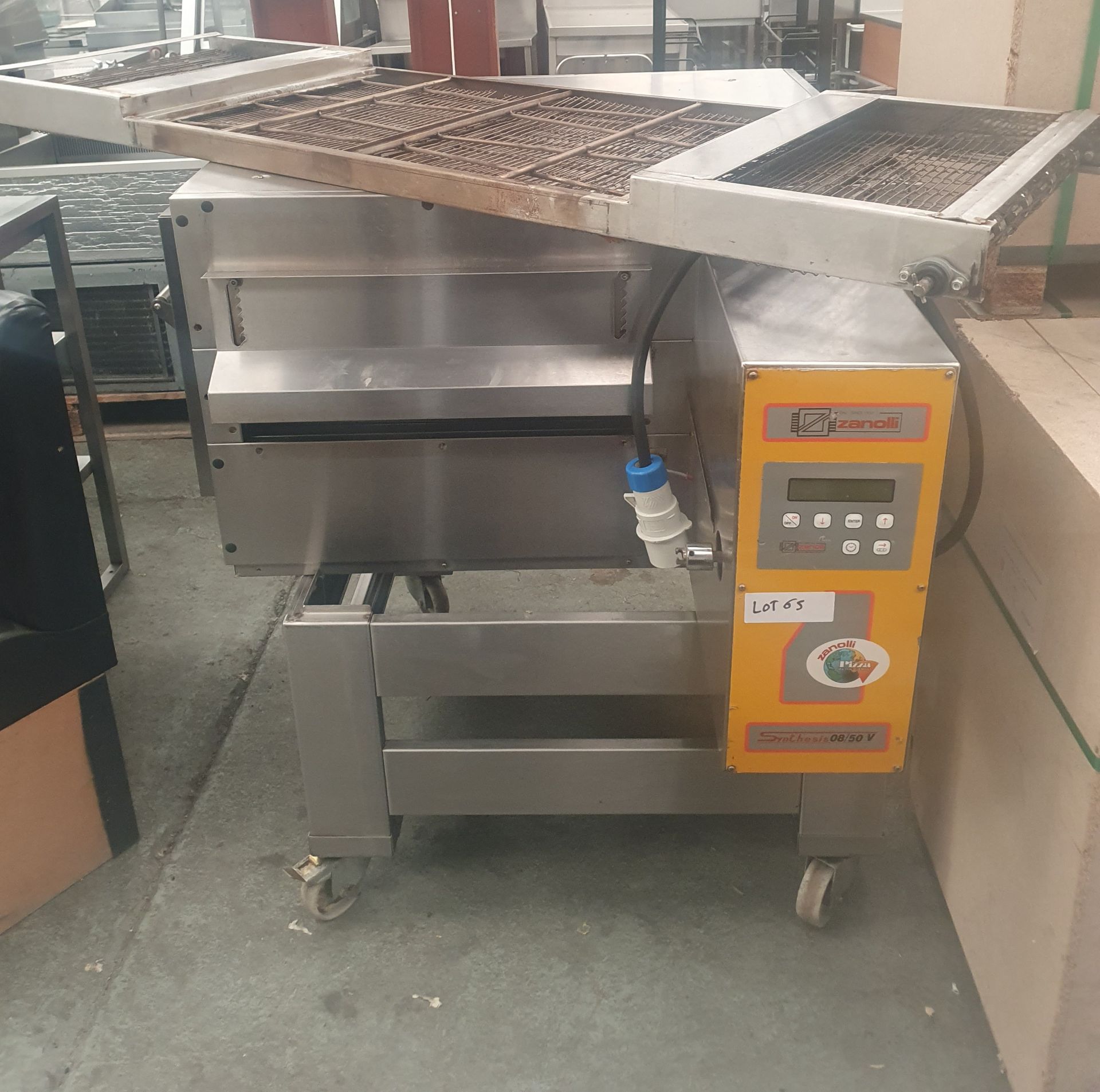 Zanoli 18 Inch Conveyor Belt Single Phase Pizza Oven 