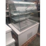 Curved Glass Display Fridge 