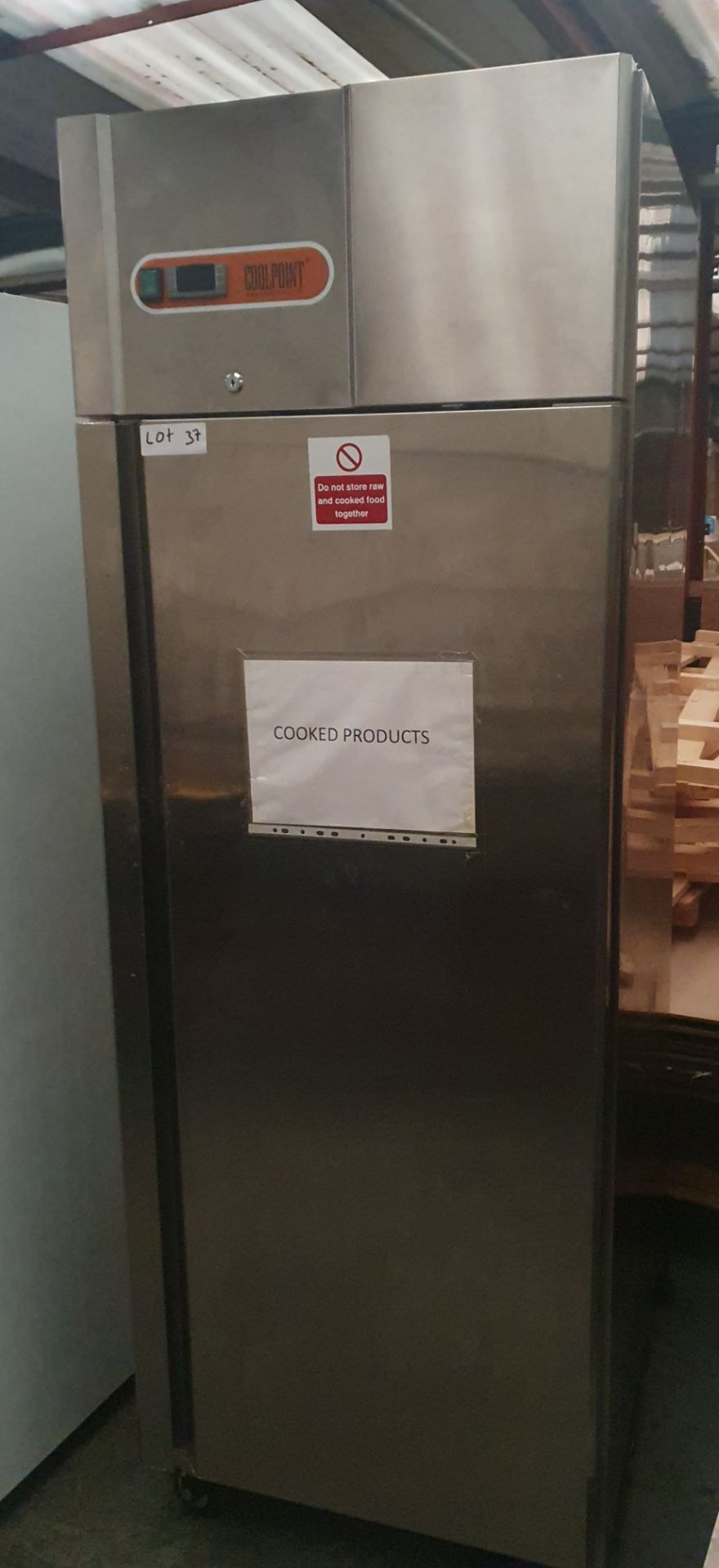 Upright Stainless Steel Fridge 