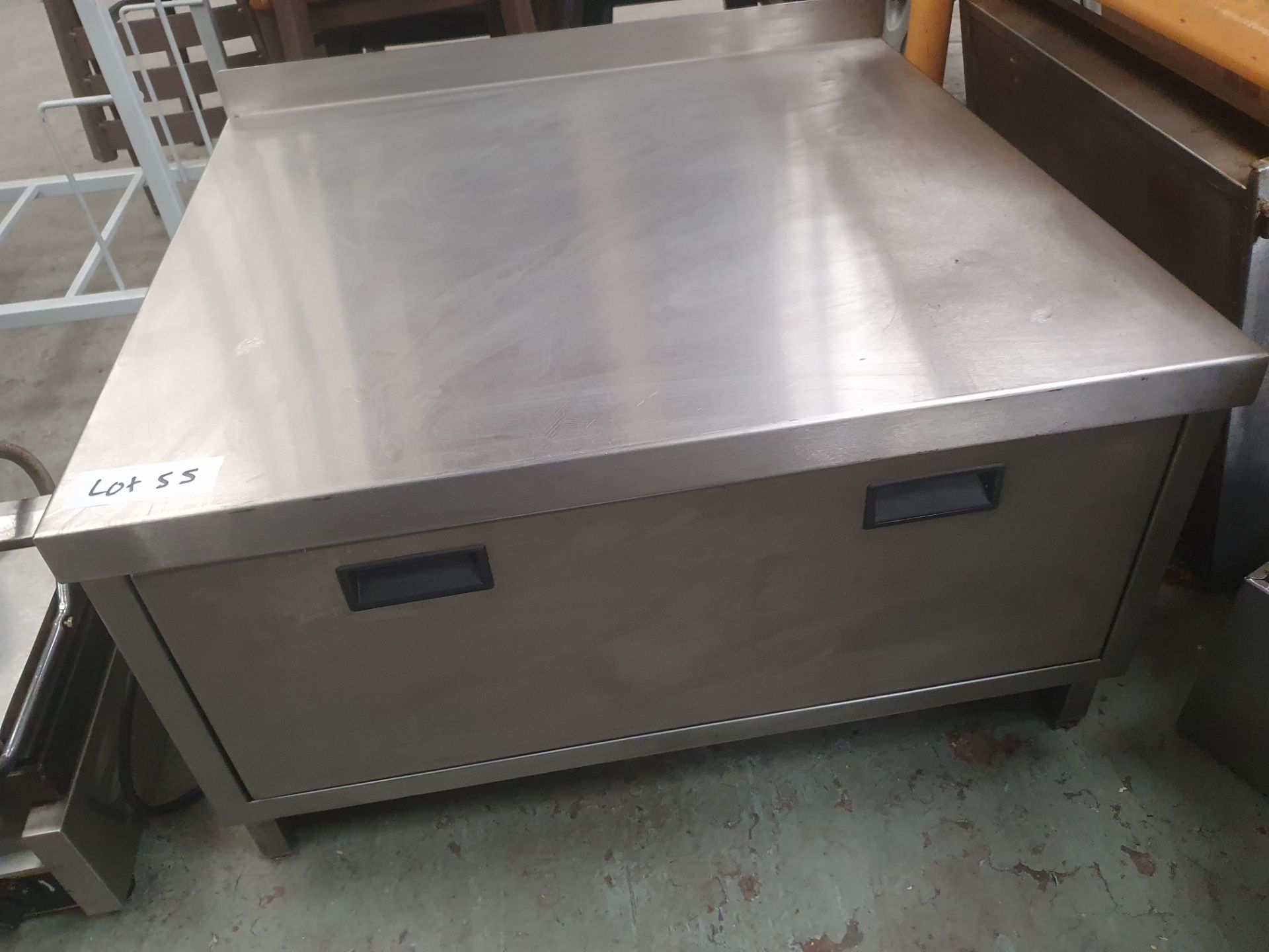 Small Stainless Steel Cupboard Table 