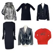 A selection of ladies' designer clothing.