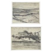 Dick GILBERT (1935-2008) Penwith Landscape I & Penwith Landscape II