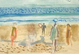 Charles HOWARD (1922) Beach Scene