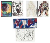 Judy LUSTED (20th/21st Century Cornish, St Ives Society of Artist and Camberwell School) Sketchbooks