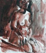 Roy WALKER (1936-2001) Seated Female Nude
