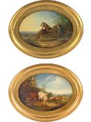 George COLE (1810-1883) Pair of landscapes