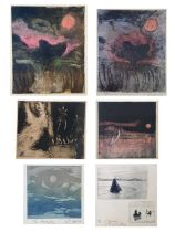 Ian LAURIE (1933=2022) Five limited edition coloured etchings