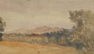 Attributed to David I COX (1783-1859) Mountains