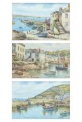 Thomas Herbert VICTOR (1894-1980) Three Cornish watercolours