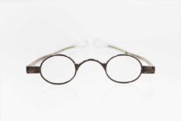A pair of George III silver framed spectacles possibly by John Shekleton.