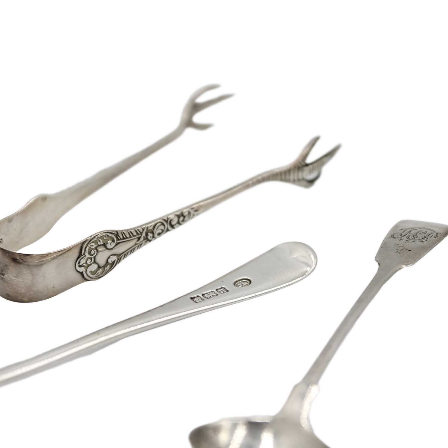 A George IV silver caddy spoon by William Esterbrook. - Image 2 of 2
