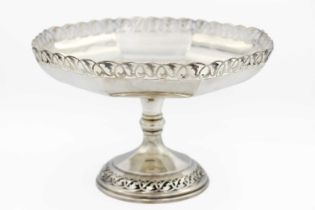 An Edwardian silver tazza.