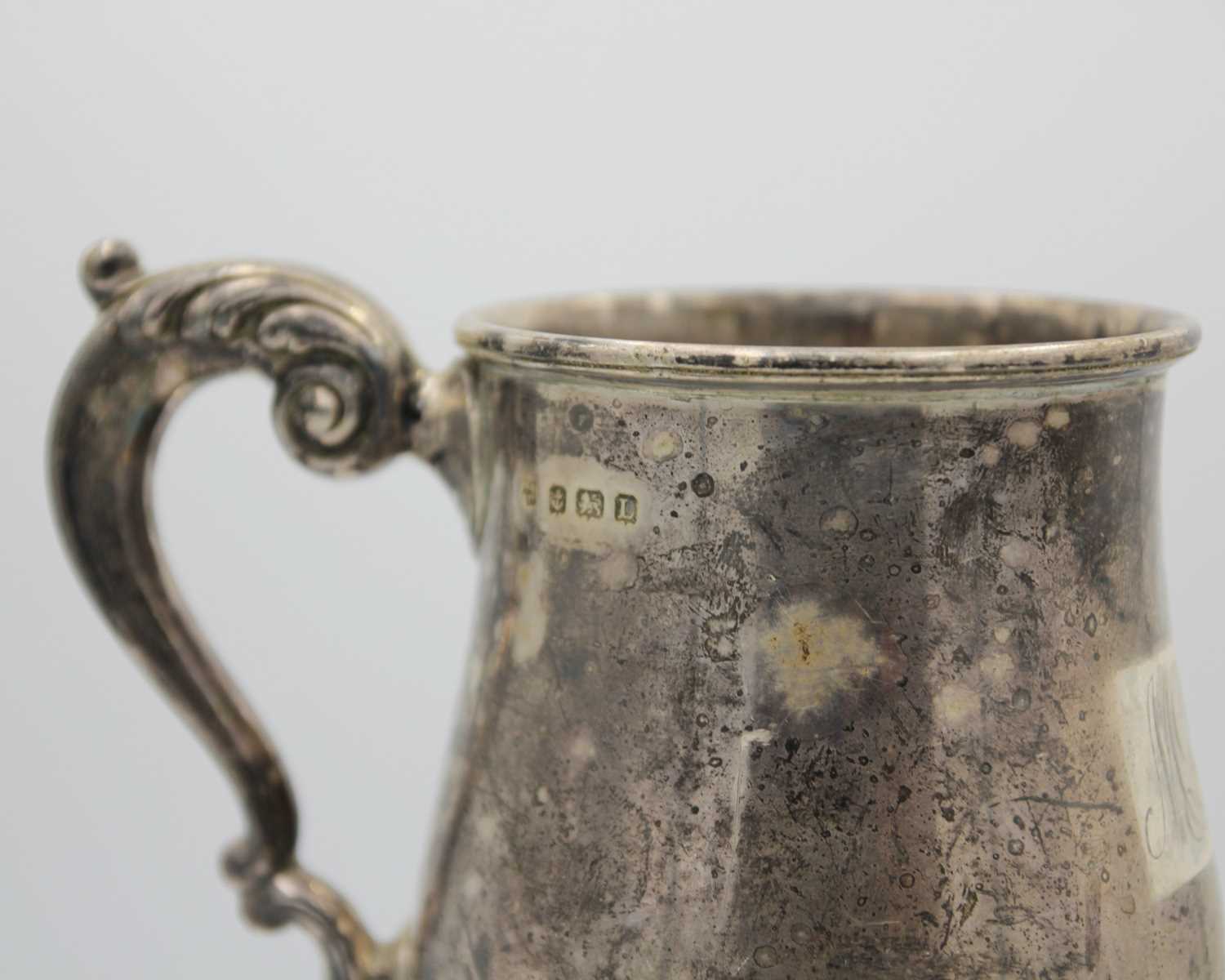 A George V silver baluster mug by William Neale & Sons Ltd. - Image 3 of 3