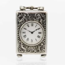 A good Victorian silver timepiece by William Comyns & Sons.