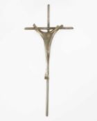 A good Modernist Italian .800 silver crucifix by Gotti & C.