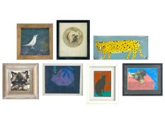 Seven original works with an animal theme