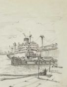 Evan COVENTON Falmouth Docks (c.1989)