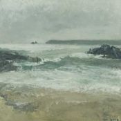 Lesley NINNES (XX-XXI, St Ives Society of Artists) Silver St Ives Bay