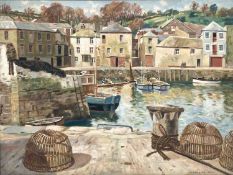 William Lambert BELL (1904-1983) Mevagissey Harbour