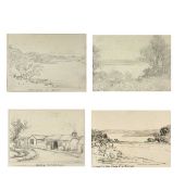 Sydney James BEER (1875-1952) St Austell Bay from Castledor/Smithy - Castledore/Springtime at Golant