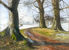 Peter HESP (1927-2015) Exmoor winter view
