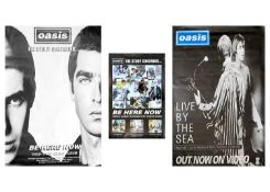 Oasis; promotional posters.