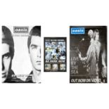 Oasis; promotional posters.