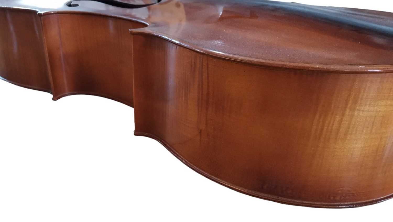 A mid century cello. - Image 9 of 9