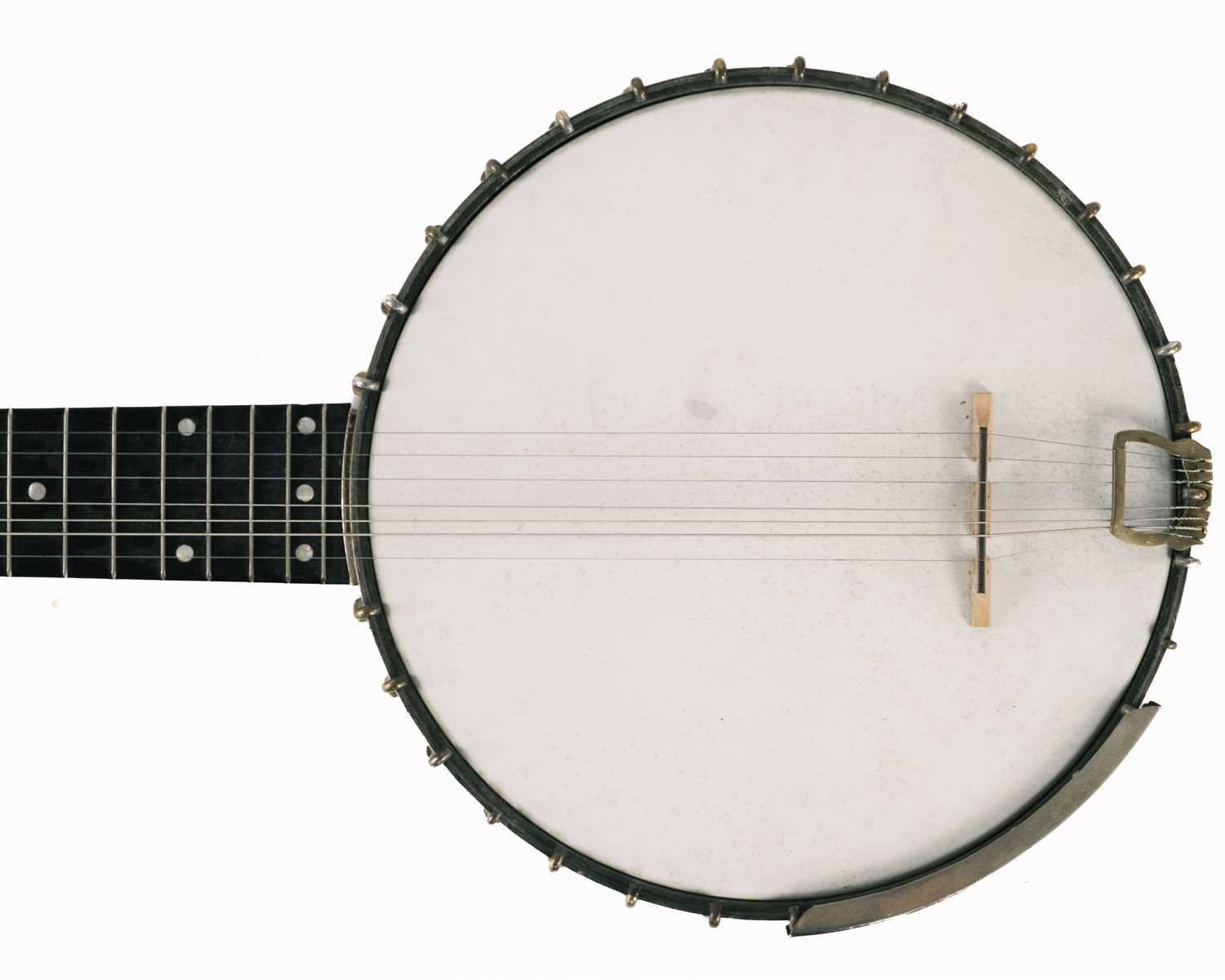 A George P. Matthews seven string banjo. - Image 4 of 6