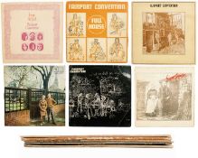 Fairport Convention LP collection.