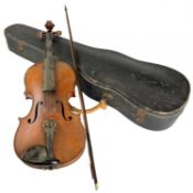 A violin labelled JTL, circa 1910.