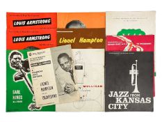 Jazz tour and festival programmes.