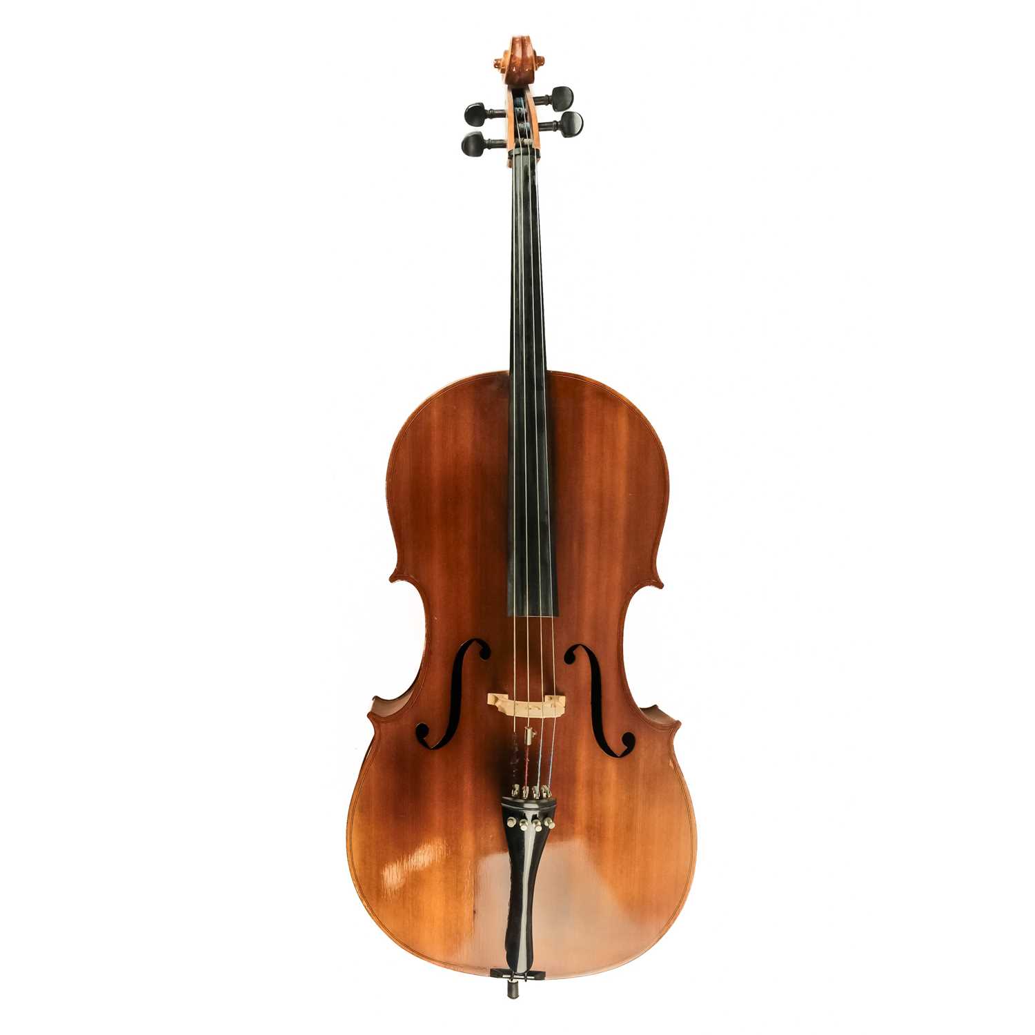 A mid century cello. - Image 2 of 9