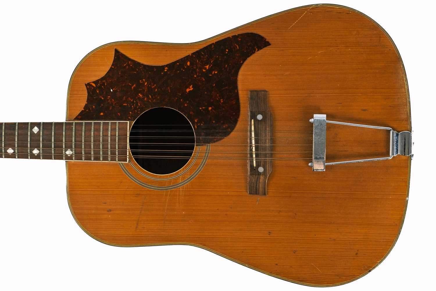 A twelve-string acoustic guitar. - Image 2 of 6