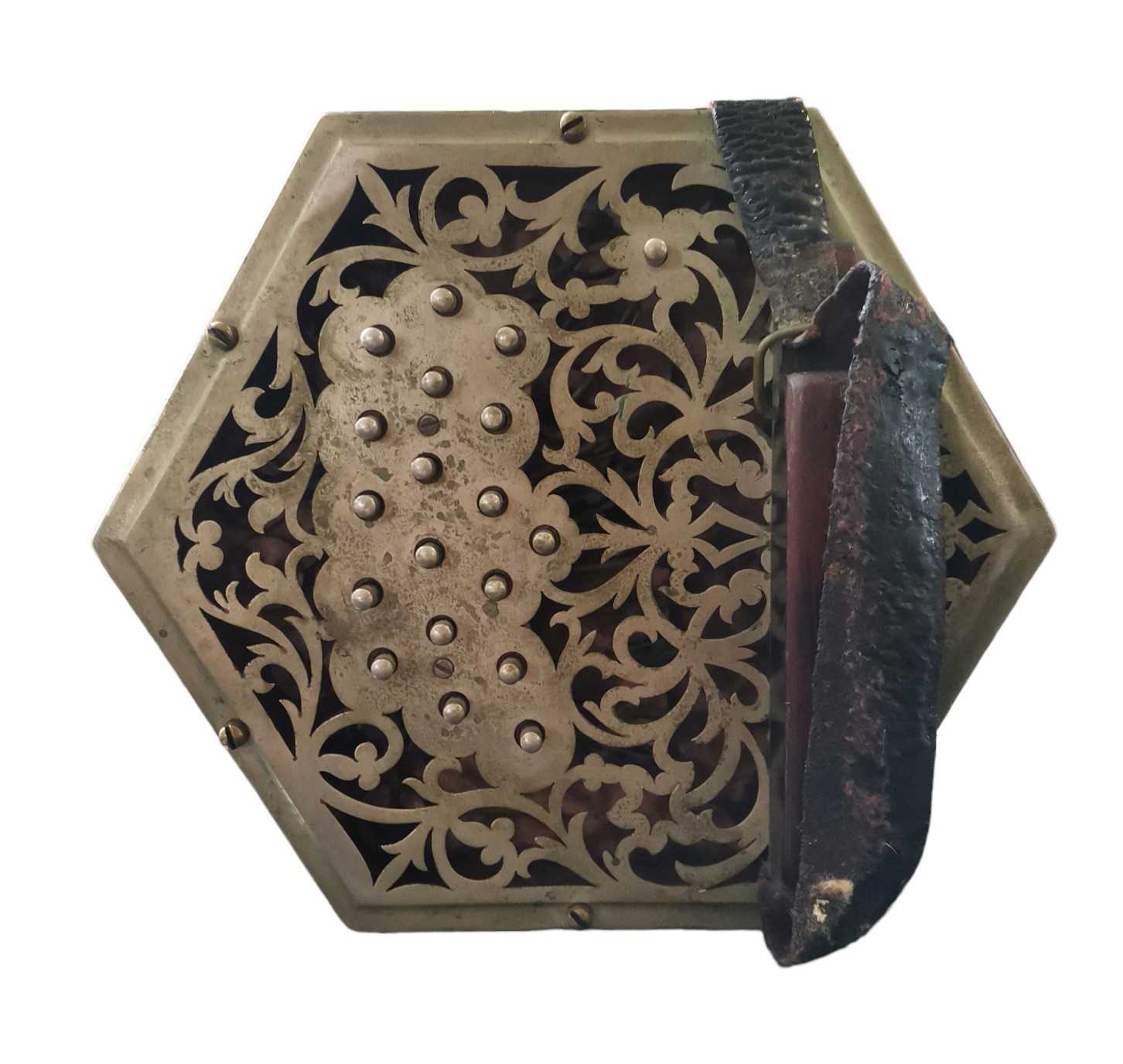 C. Jeffries Anglo concertina, circa 1880. - Image 9 of 10